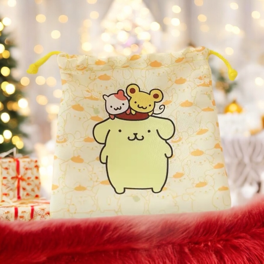 Sanrio Hello Kitty And Friends Canvas Drawstring Pouch - Picture 3 of 9